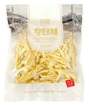 대관령 눈마을 황태,대관령눈마을황태 황태채500g